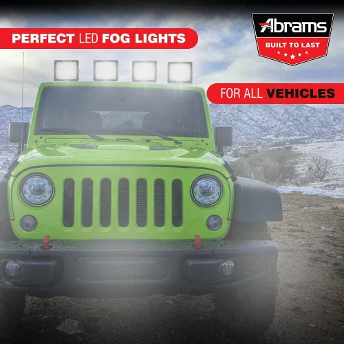 Miniatura 6 de Luces de inundación LED universales de 6 pulgadas para automóviles – 100W brillante 8000LM LED fuera de carretera niebla focos de conducción