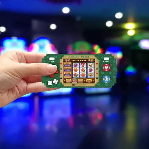 Miniatura 3 de My Arcade Casino Pixel: Videojuego de casino, Juegos de casino, Llavero portátil Arcade, Póker, Máquina tragamonedas