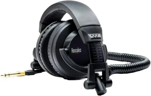 Miniatura 2 de Hercules HDP DJ45: Auriculares cerrados para DJ. Plegables, con auriculares pivotantes y cable de 6,6 pies/6.6 ft