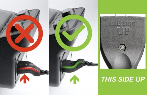 Miniatura 3 de Secura Cable de alimentación magnético para freidora TSAF40DH (tamaño de la interfaz: 1.6 x 0.8 pulgadas), no es un cable universal para otras