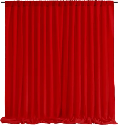 Miniatura 27 de Cortinas de Telón de Fondo Blanco de 2 Paneles 5 x 1,5 m de Poliéster, Telón de Fondo para Fotografía, Cortinas para Decoración de Fondo de Boda
