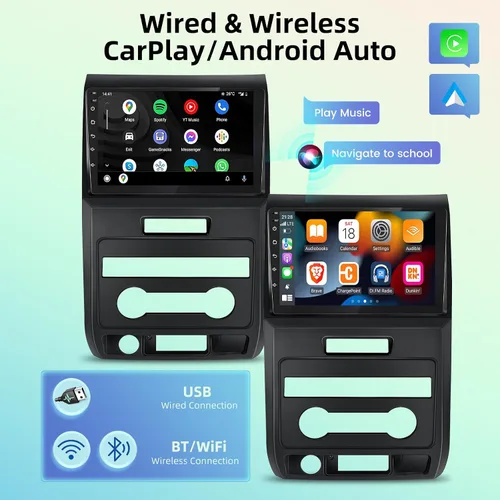 Miniatura 5 de [4G+64G] Radio de coche de 8 núcleos para Ford F150 2009 2010 2011 2012 - Android 13 pantalla táctil F-150 estéreo, DSP 32 EQ/IPS/Carplay/Android