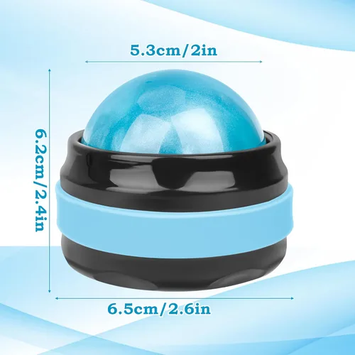 Miniatura 2 de Coolrunner Pelota de Masaje, Masajeador de Rodillo Manual, Paquete de 2 Herramientas Portátiles de Terapia de Auto-Masaje y Relajación de Cuerpo
