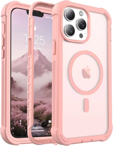 Miniatura 127 de jaroco - Funda magnética compatible con MagSafe para iPhone 11 de 6.1 pulgadas; protección de grado militar contra caídas, de doble capa