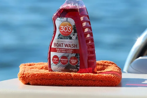 Miniatura 10 de 303 Products Marine Boat Wash con protector UV, para una limpieza profunda, brillo sin manchas, protección UV de 30 días, elimina la sal