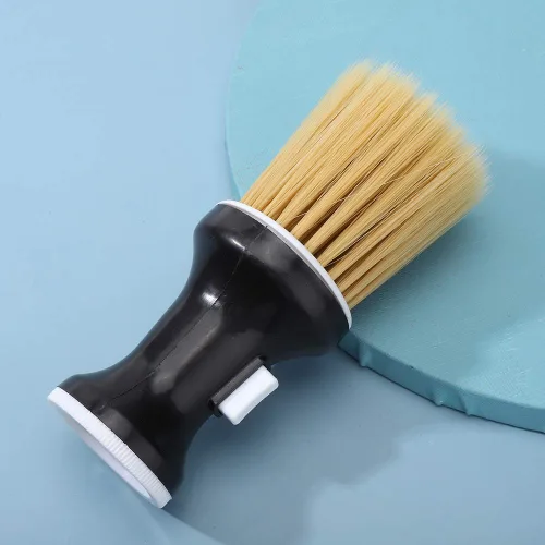 Miniatura 6 de Plumero de cuello, cepillo de peluquería suave para el cabello, plumero profesional para peluquería en polvo, almacenamiento de polvo, cepillo