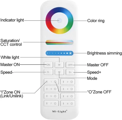 Miniatura 6 de rosykite Iluminación LED que cambia de color RGB doble hacia arriba y hacia abajo, luz de pared al aire libre, 12 W, 1200 lm, temperatura blanca
