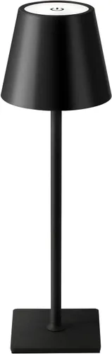 KDG Lámpara de mesa inalámbrica, lámpara de escritorio LED portátil, funciona con batería de 5000 mAh, atenuación continua de 3 colores, para