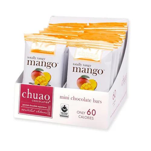Miniatura 12 de chuao Chocolatier Potato Chip chocopods – Mini Barras de chocolate (24-Pack)