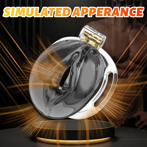 Miniatura 2 de Jaula de castidad masculina impresa en 3D con engranaje y accesorios de TPE suave, juguetes sexuales para adultos, herramienta esclava, dispositivos