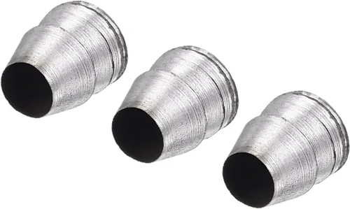 uxcell Cuñas redondas de mango de acero para hacha, martillo de garra, martillo de trineo, mango de hacha, cuña 3 piezas, 0.394 in