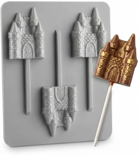 Miniatura 4 de Molde de chocolate Princess Castle Lollipop 3378