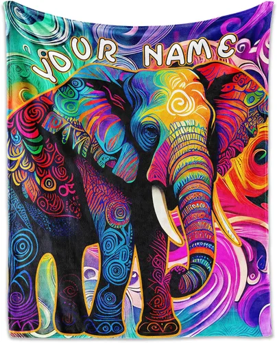 Miniatura 10 de Manta de elefante para bebé, tamaño regazo de 30 x 40 pulgadas, suave, esponjosa, acogedora, regalo, manta gris novedosa para sofá, trabajo