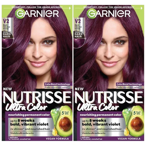 Miniatura 25 de Garnier Nutrisse Ultra Color - Crema nutritiva para el cabello, RC1, color cobre medio intenso (Terracotta Chili), tinte permanente para el cabello