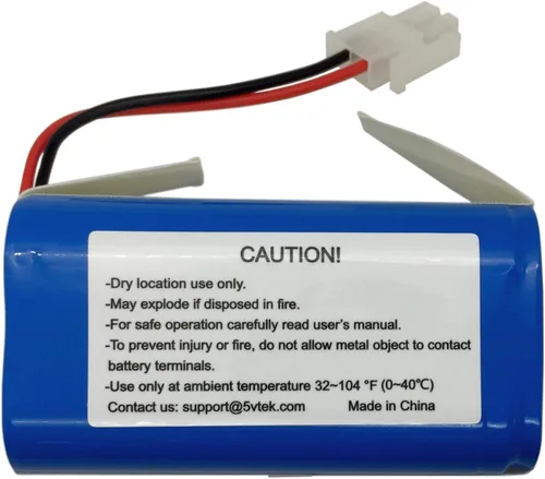 Miniatura 2 de FIVO Batería de repuesto para aspiradoras robot ILIFE A4S, A4S pro, A6, A7, A9, A10, V3x, V7s Plus, W450 Robot, 14.4V/14.8V 2600mAh