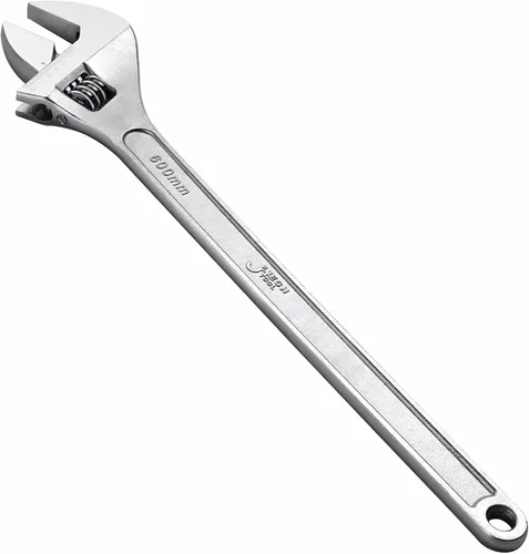Jetech Llave ajustable de 24 pulgadas - Llave de cambio profesional de acero cromo-vanadio resistente con escala en pulgadas/métrica, abertura de