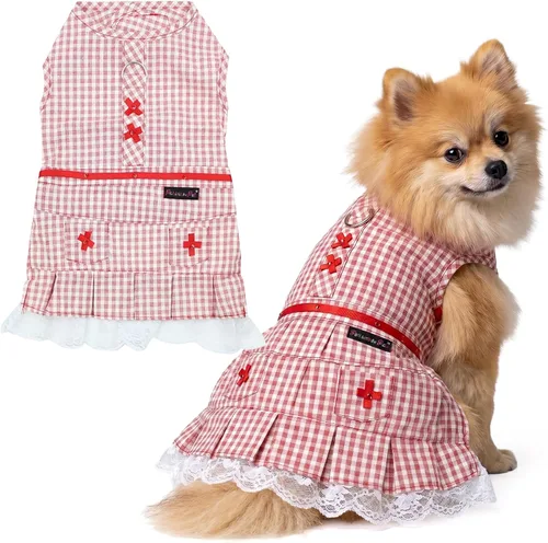 Miniatura 96 de Parisian Pet Chambray - Vestido para perro - Ligero sin mangas para perro, niña, talla XS Chambray en general