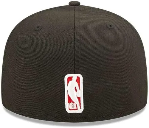 Miniatura 4 de New Era NBA Chicago Bulls 59FIFTY - Gorra ajustada para hombre, talla 7.625, color negro