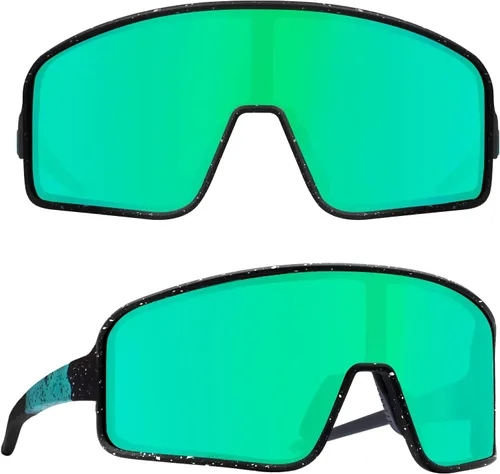 MAXJULI Gafas de sol polarizadas para niños de 6 a 14 años, para deportes de béisbol al aire libre, ciclismo, protección UV400, 7705