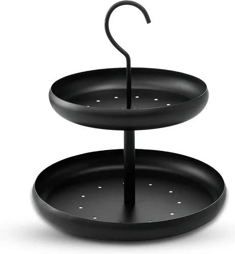 Miniatura 7 de Monarch Abode Comedero colgante para pájaros al aire libre – Comedero colgante para pájaros con bandeja de semillas de malla de hierro para pájaros