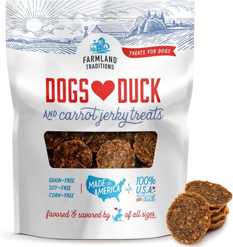 Miniatura 9 de Farmland Traditions Golosinas premium de pavo y batata sin relleno para perros, bolsa de 3 libras