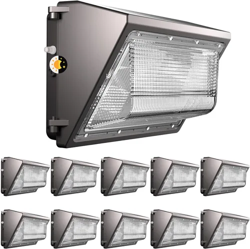 Miniatura 13 de Lightdot Paquete de 8 luces LED de pared de 150 W, fotocélula del atardecer al amanecer de 100 a 277 V 22500LM (150Lm/W) 5000K IP65 iluminación