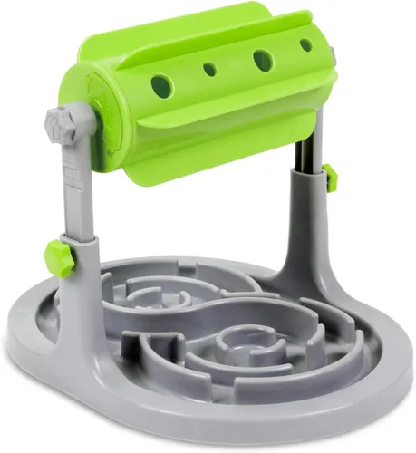 Rompecabezas interactivo para perro y gato - Juguetes de comida con dispensador de golosinas para combatir el aburrimiento - Alimentador lento de