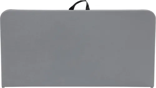 Miniatura 8 de Flash Furniture Dunham Mesa Cuadrada de Plástico Plegable para Eventos de 2.83 Pies con Asa de Transporte, Mesa de Banquete Portátil Bi-Fold