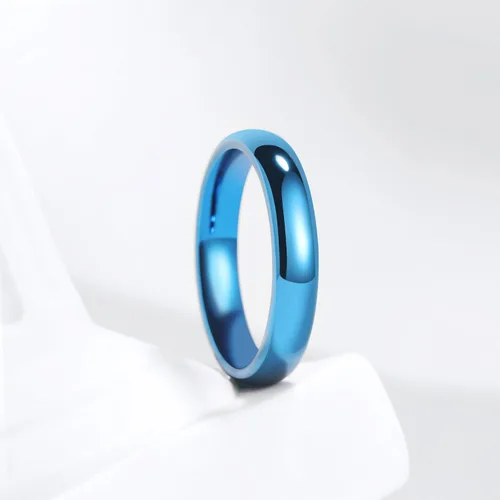Miniatura 2 de THREE KEYS JEWELRY Anillo de promesa de boda de titanio de tungsteno cepillado de 0.039 in, 0.079 in, 0.157 in, 0.236 in, 0.315 in, para mujeres