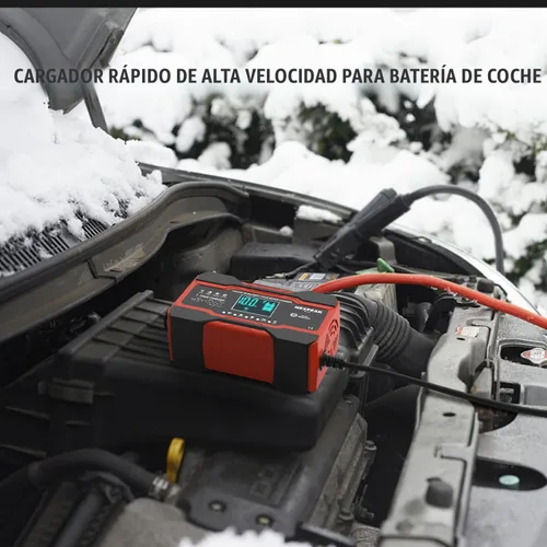 Miniatura 7 de NEXPEAK NC201 - Cargador de batería de 10 amperios, cargador inteligente de goteo de 12 V, 24 V, cargador de batería de automóvil, desulfatador