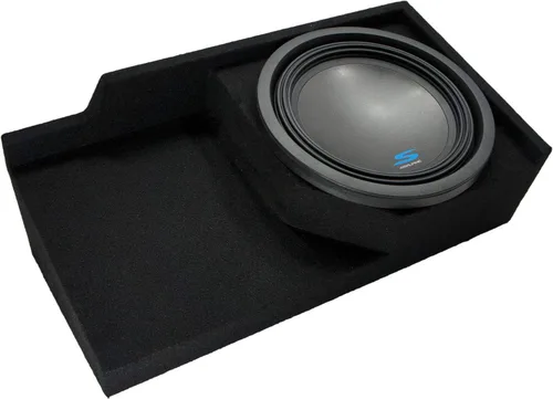 American Sound Connection Alpine Type S - Paquete compatible con Chevy CK Silverado Ext Truck S-W12D4 1988-98 Single 12" Loaded Sub Box Enclosure -