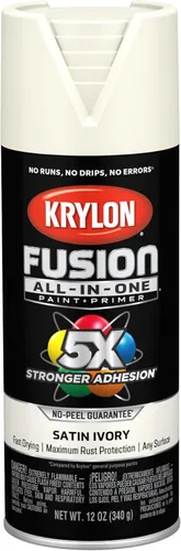 Miniatura 90 de Krylon Fusion - Pintura en aerosol adhesiva todo en uno para uso en interiores y exteriores, 12 onzas, aluminio Icy Grape