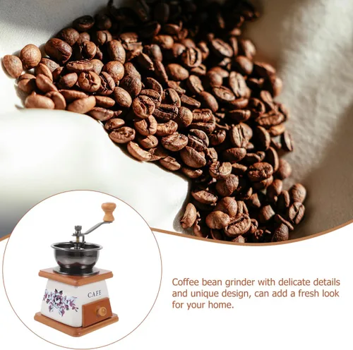 Miniatura 8 de KICHOUSE Elegante máquina de café manual molinillo de cerámica molinillo de grano de café Mini molinillo de pimienta que ahorra espacio para cocina