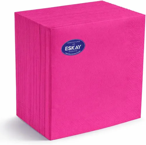 Miniatura 12 de Servilletas desechables rojas de 3 capas, 125 unidades, servilletas de papel para cócteles y fiestas para bodas, cumpleaños, bares y eventos, hechas