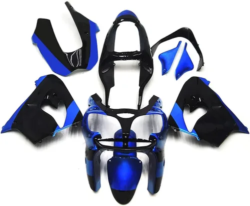 Miniatura 11 de FLPRO - Kit de carenado verde y negro y blanco compatible con Kawasaki ZX6R 636 Ninja 1998 1999 zx636r ZX-6R 98 99 motocicleta nuevo juego