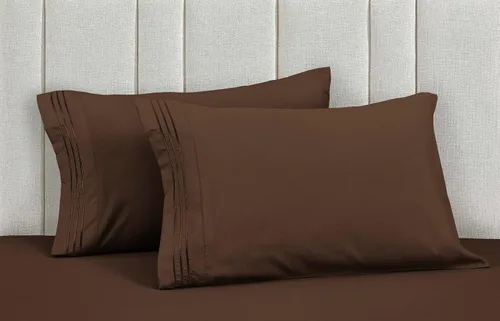 Miniatura 68 de Mocassi Juego de sábanas de lujo de 4 piezas, calidad prémium de hotel de 1800 hilos, ajuste fácil, sábanas y fundas de almohada resistentes a