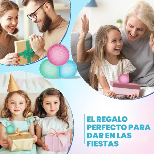 Miniatura 5 de 3 bolas antiestrés para adultos, bola blanda sensorial con textura de gel de memoria para niños y adultos, ejercicios de mano, regalos de fiesta
