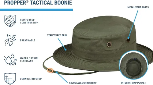 Miniatura 6 de Propper Sombrero táctico Boonie negro talla 725