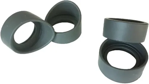 Miniatura 2 de Kit de accesorios para microscopio, 2 juegos de cubierta de ocular de goma, color negro, 1.260 in, microscopio biológico binocular trinocular