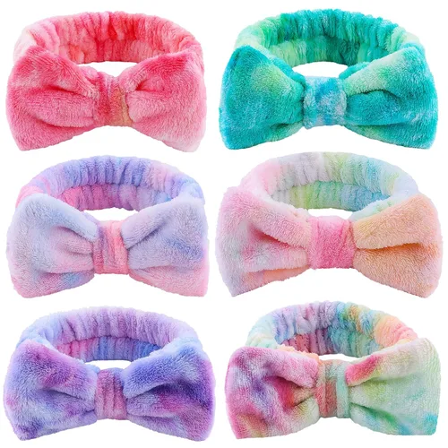 Miniatura 11 de WSYUB - Diademas de spa, diademas de maquillaje, diadema con moño para lavarse la cara, diademas para el cuidado de la piel para mujeres, diademas