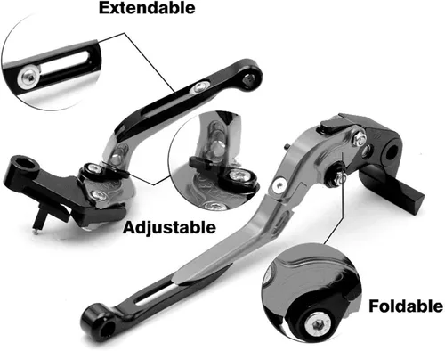 Miniatura 4 de Palancas de embrague de freno ajustables para motocicleta, cerradura de manija de estacionamiento para Yamaha Xmax 125 250 300 400 XMAX250 XMAX300