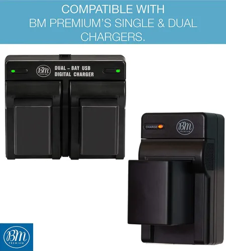Miniatura 3 de BM Premium 2 baterías BP-820 para Canon VIXIA HF G50, HF G60, HF G70, XA40, XA45, XA50, XA55, GX10, HF G21, HFG30, HFG40, XA10, XA11, XA15, XA20