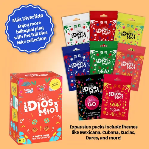 Miniatura 7 de Dios Mio! Juego de fiesta Cubana EXPANSION – Juego de cartas de comedia bilingüe para latinos, diversión para la noche de juegos familiares, mayores