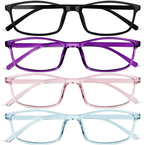 Miniatura 9 de URAQT Lentes de luz azul para mujeres y hombres, lentes de bloqueo de luz azul, lentes de lectura para computadora y juegos, lentes transparentes