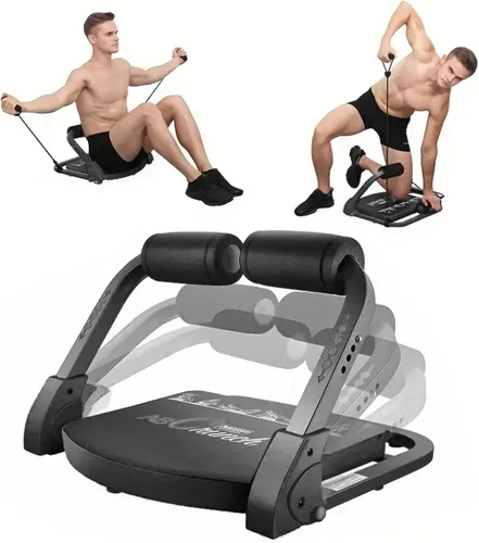 Miniatura 5 de Máquina de Abdominales Equipo de Entrenamiento Abdominal Máquina de Sentadillas y Equipo de Ejercicio Máquina de Abdominales para Entrenamiento