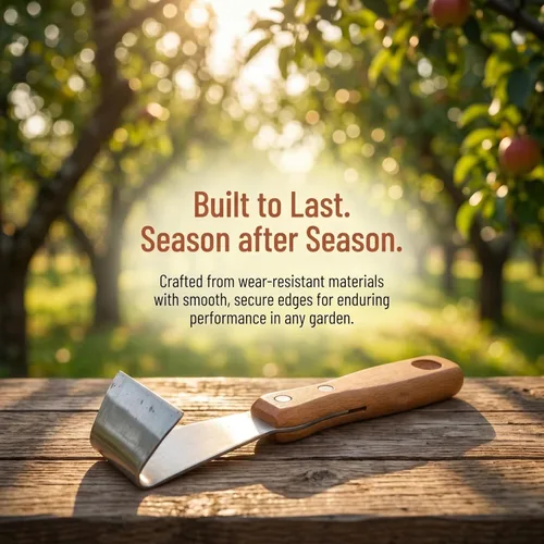 Miniatura 5 de DOITOOL Cuchillo raspador de corteza de jardinería, herramienta manual ergonómica para quitar corteza de árbol para árboles frutales, cortador