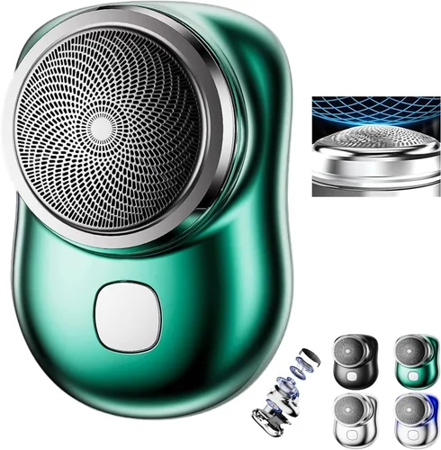 Miniatura 10 de Mini afeitadora USB 2023 – Nueva versión: afeitadora eléctrica portátil de bolsillo, recargable, impermeable, maquinilla de afeitar eléctrica mágica