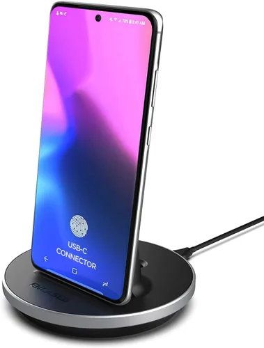 Miniatura 8 de Encased Soporte de carga de escritorio para teléfono y tabletas USB-C, cargador de estación de acoplamiento ajustable compatible con fundas