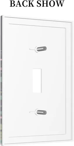 Miniatura 4 de Cubierta de Interruptor de Luz de 1 Gang con Flores Silvestres Bohemias, Hierbas, Floral, Decorativa, Planta Botánica, Naturaleza, Acuarela, Placa