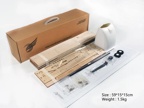 Miniatura 6 de Viloga Kit de avión modelo Extra330 para construir, 39 pulgadas, modelo de madera de balsa cortada con láser, avión modelo volador para adultos